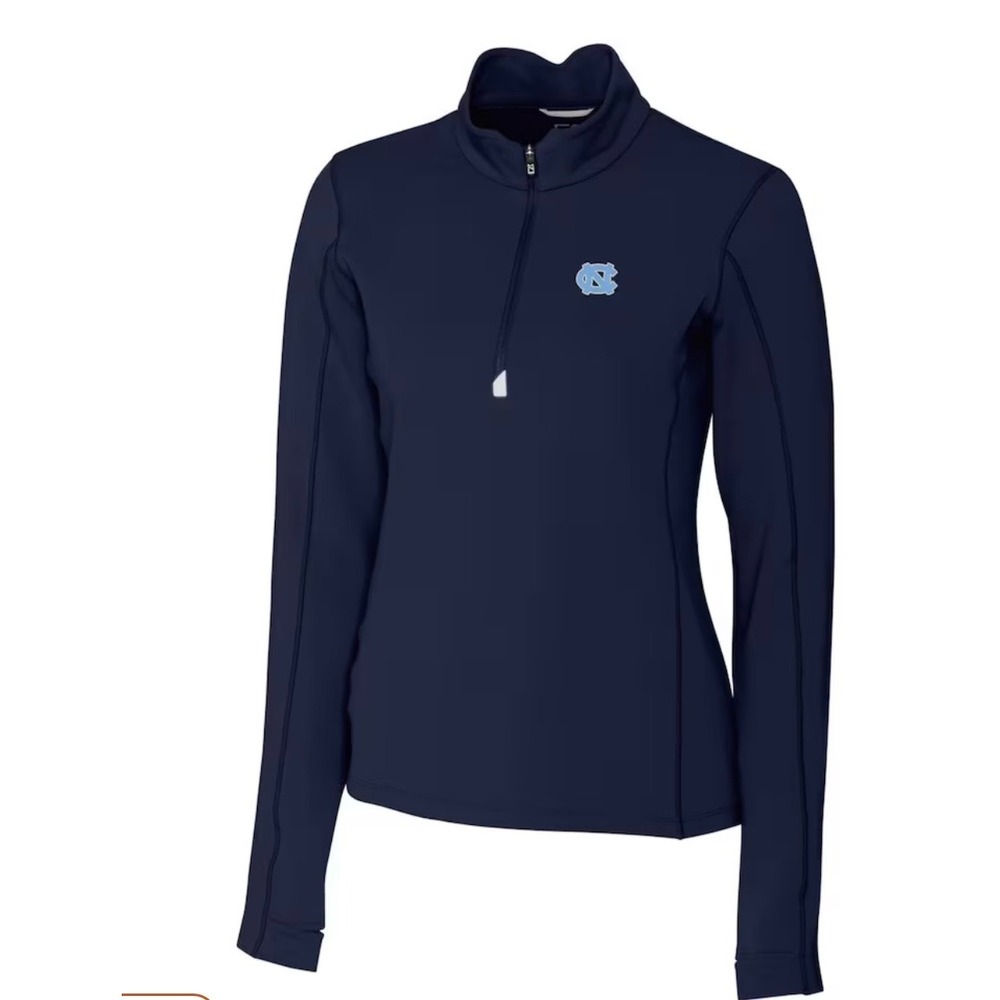 Women's Cutter & Buck‎ Navy North Carolina Tar Heels Half-Zip Pullover  XXXL